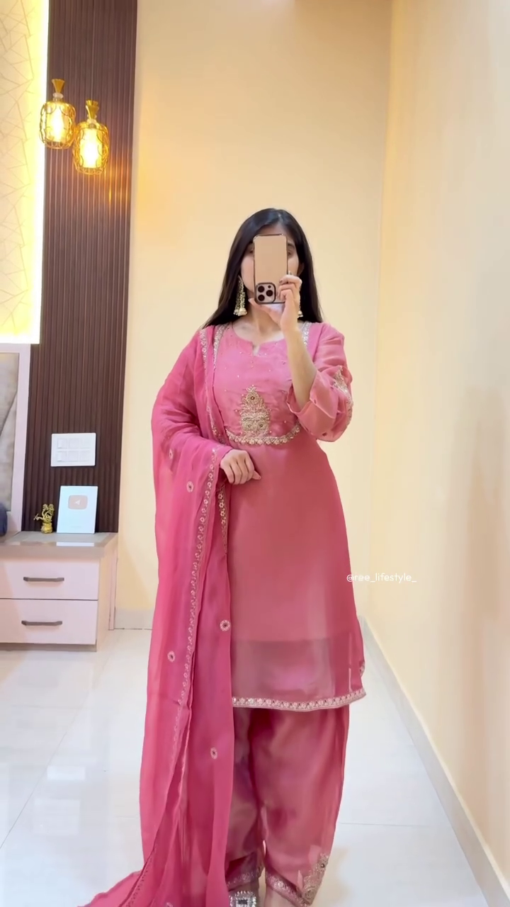 Sunshine Luxe Embroidered Sharara Set