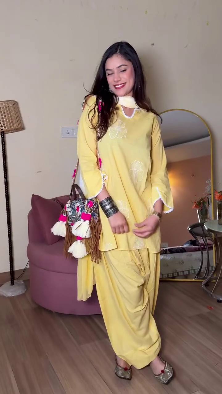 Blush Grace Embroidered 3-Piece Suit