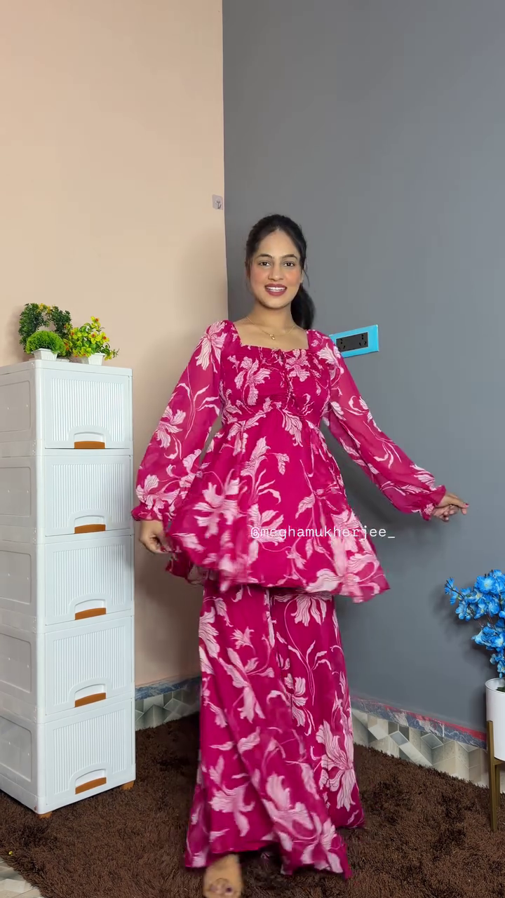 Midnight Bloom Floral Co-Ord Set