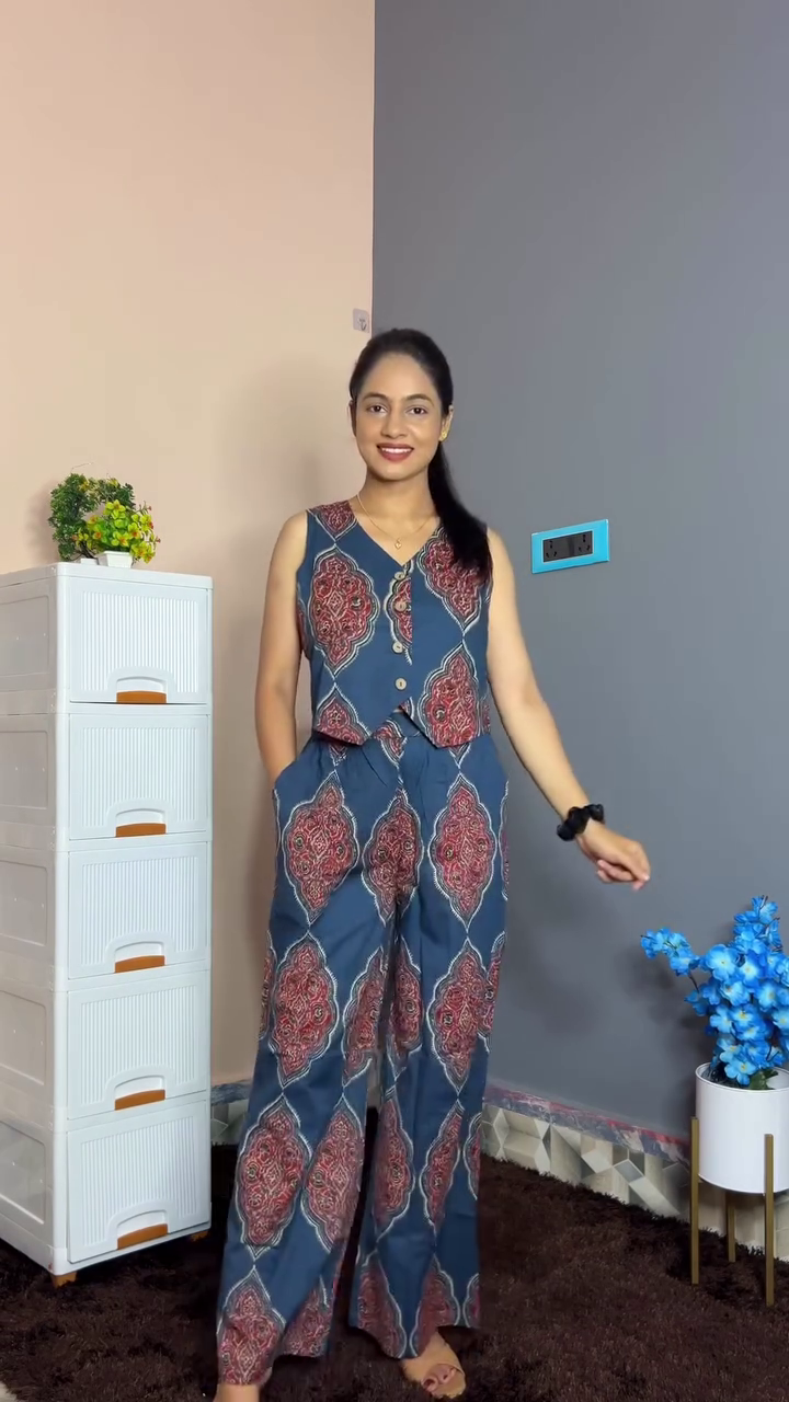 Indigo Charm Co-Ord Set