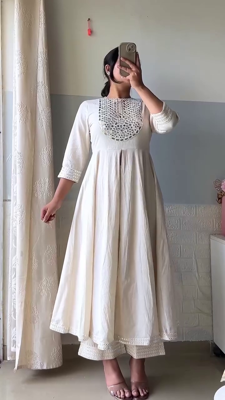 Ruby Radiance Printed Kurta Set