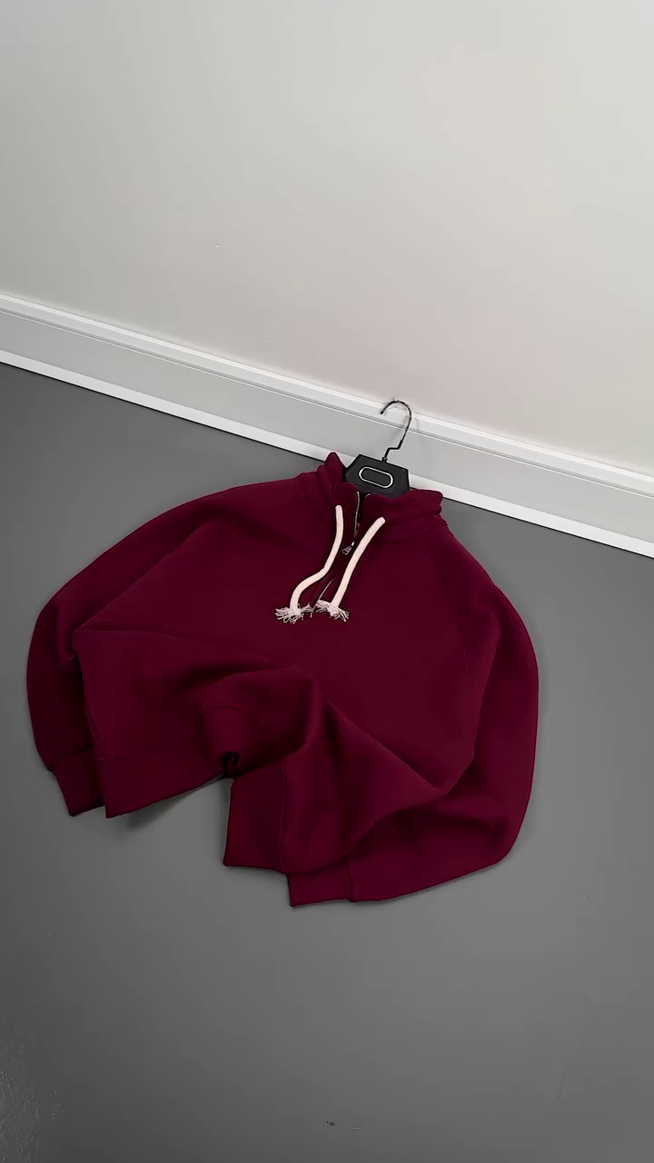 Premium Solid Color Hoodie with Relaxed Fit & Cozy Comfort