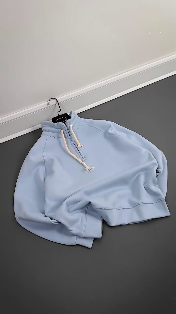 Premium Solid Color Hoodie with Relaxed Fit & Cozy Comfort