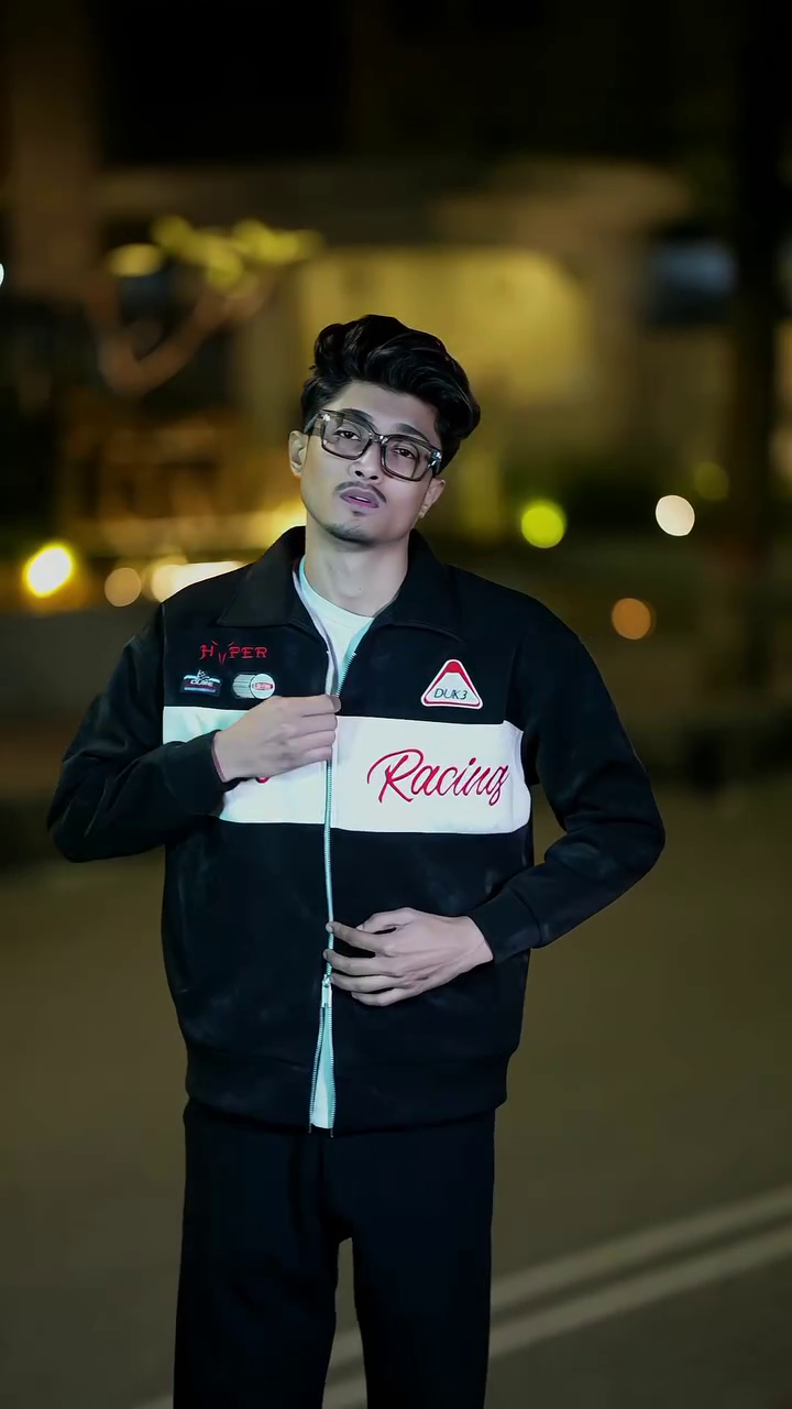 Midnight Racing Zip Jacket