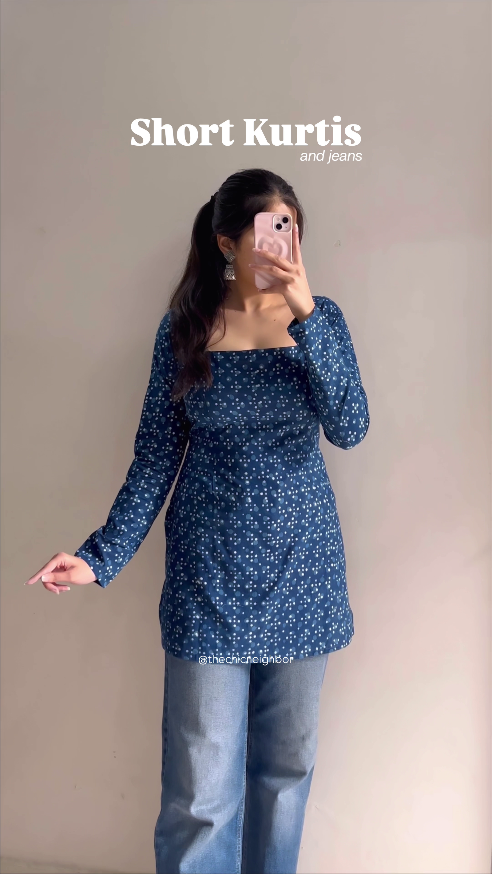 Chic Printed Short Kurti – Everyday Fusion Wear