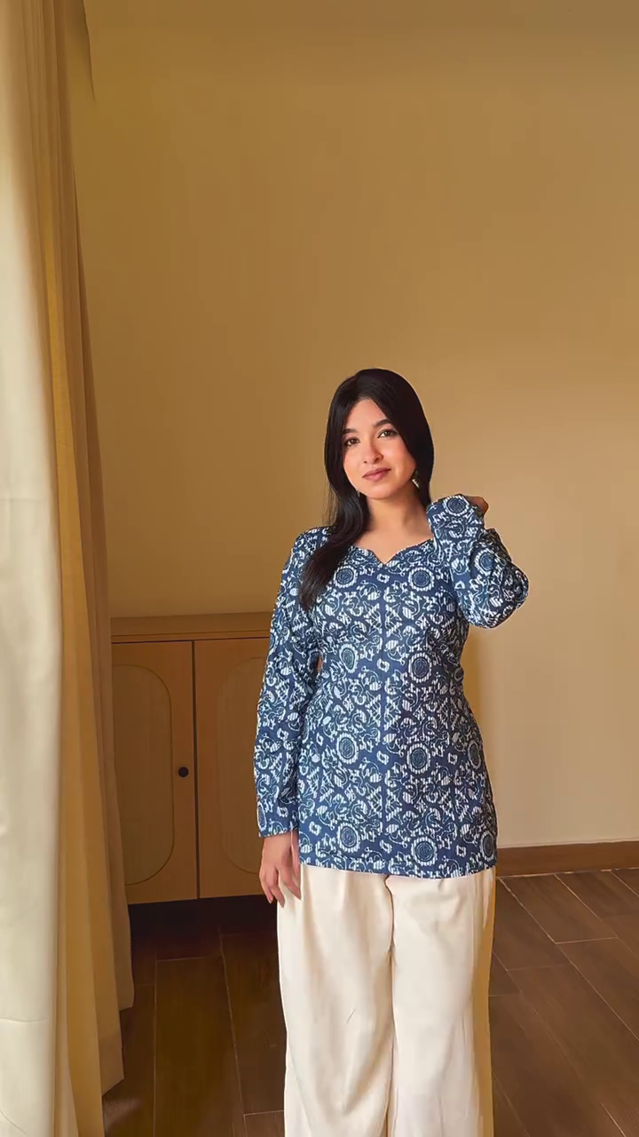 Elegant Floral Pink Kurti