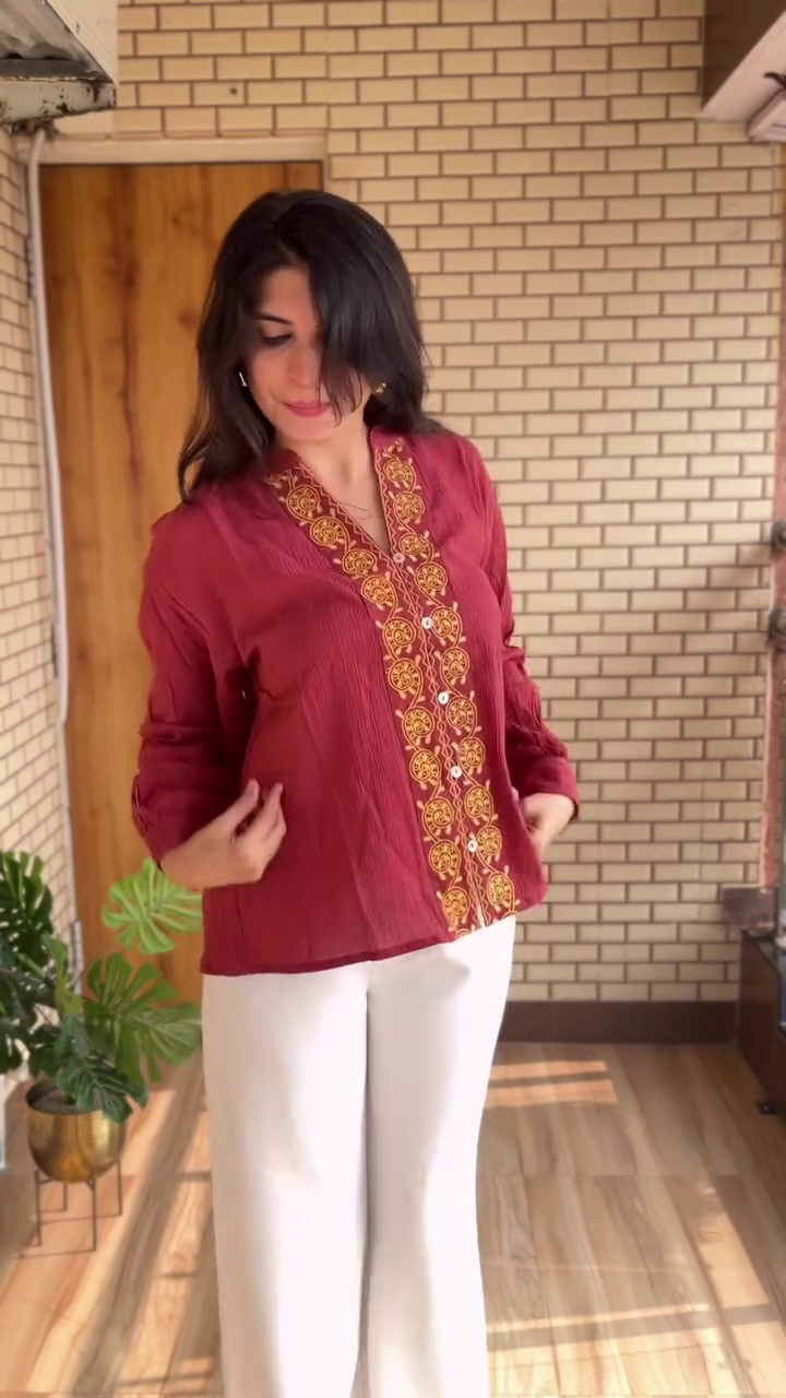 Boho Bloom Purple Printed Top