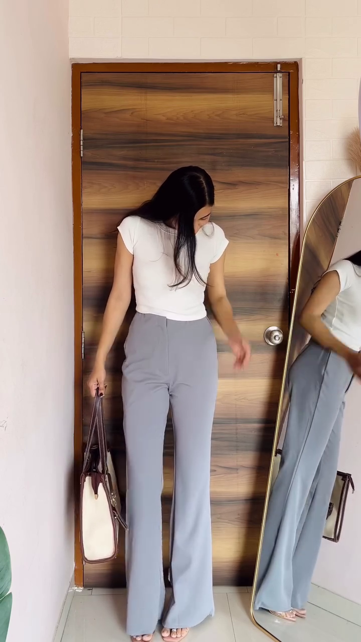 Chic Black Ruffle-Trim Knit Top