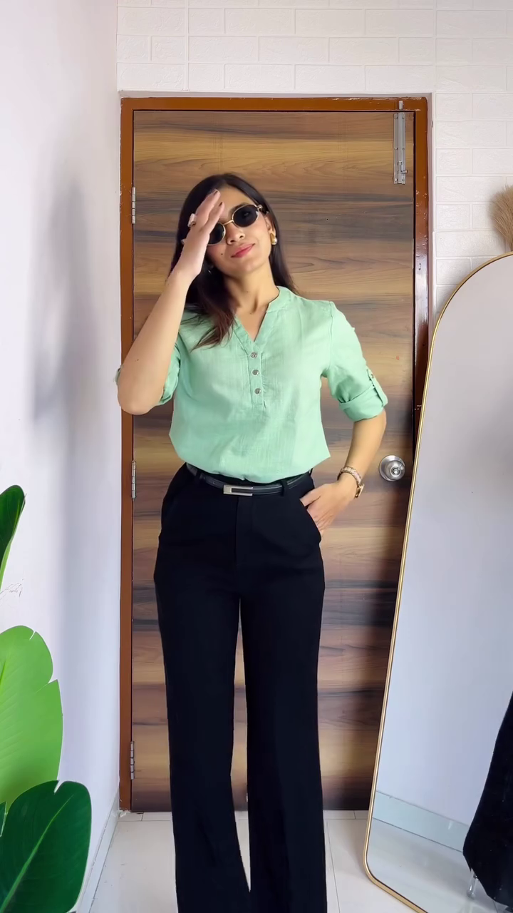 Elegant Wine Lace Statement Blouse