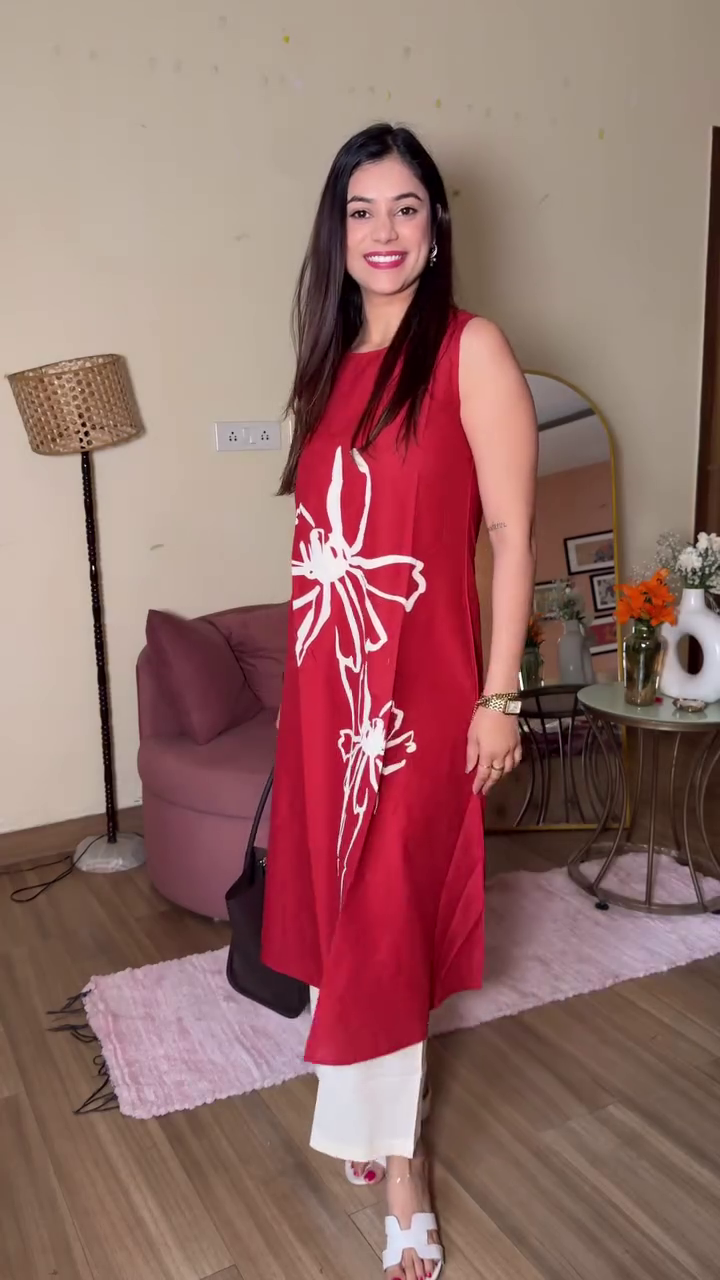 Midnight Grace A-Line Kurta