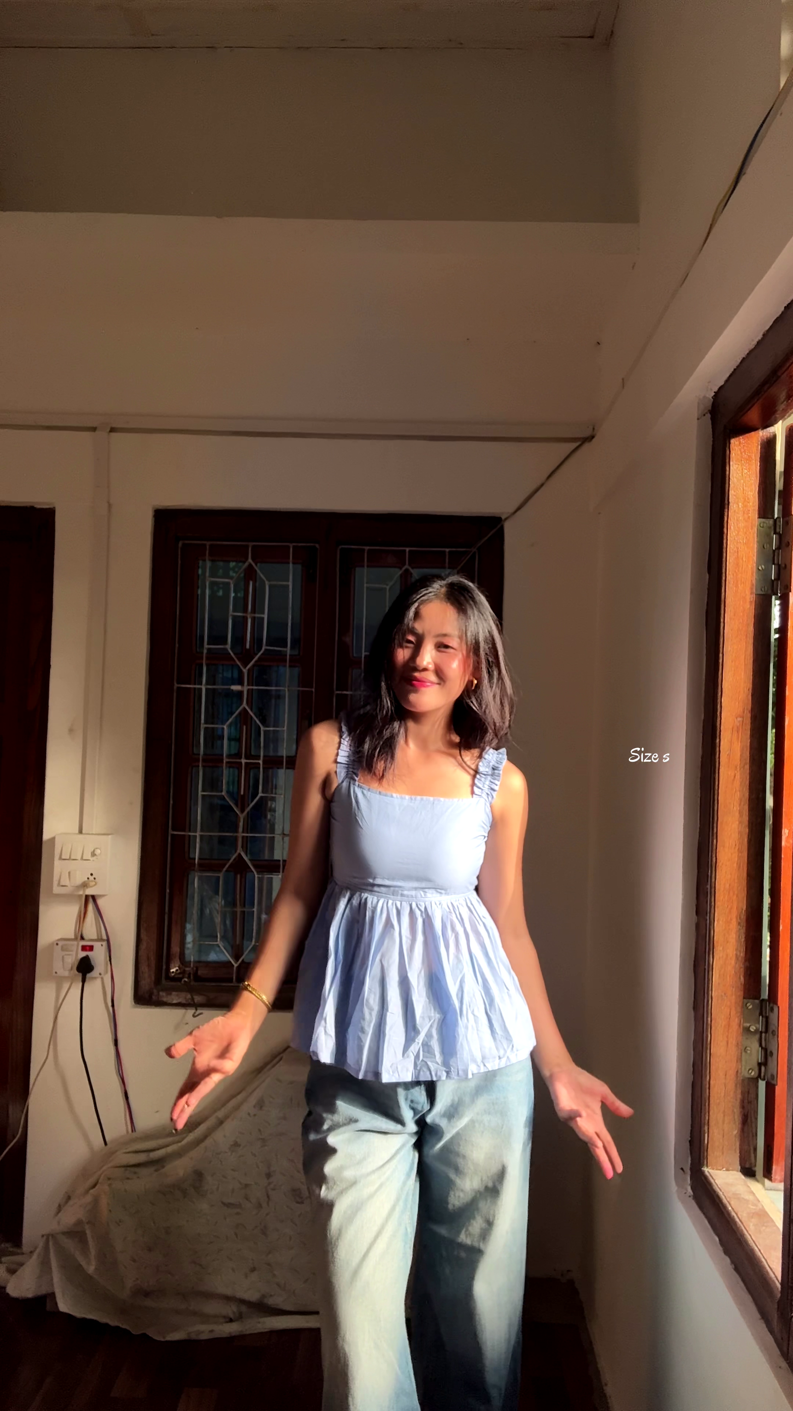 Buttercream Charm Peplum Top