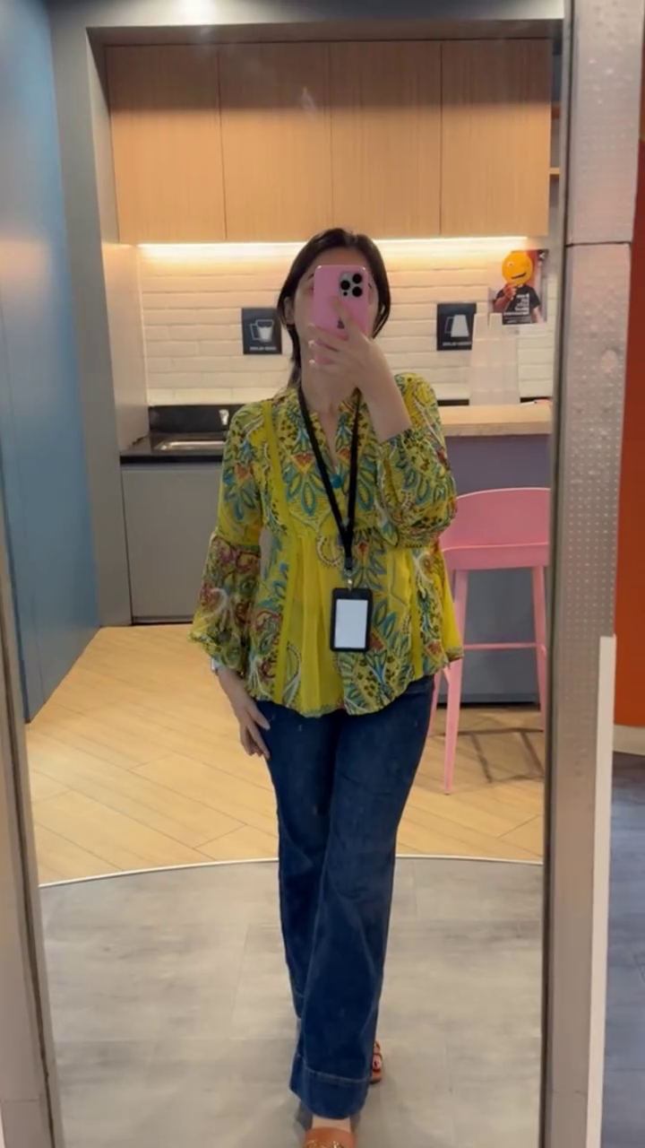 Sunburst Paisley Flare Top