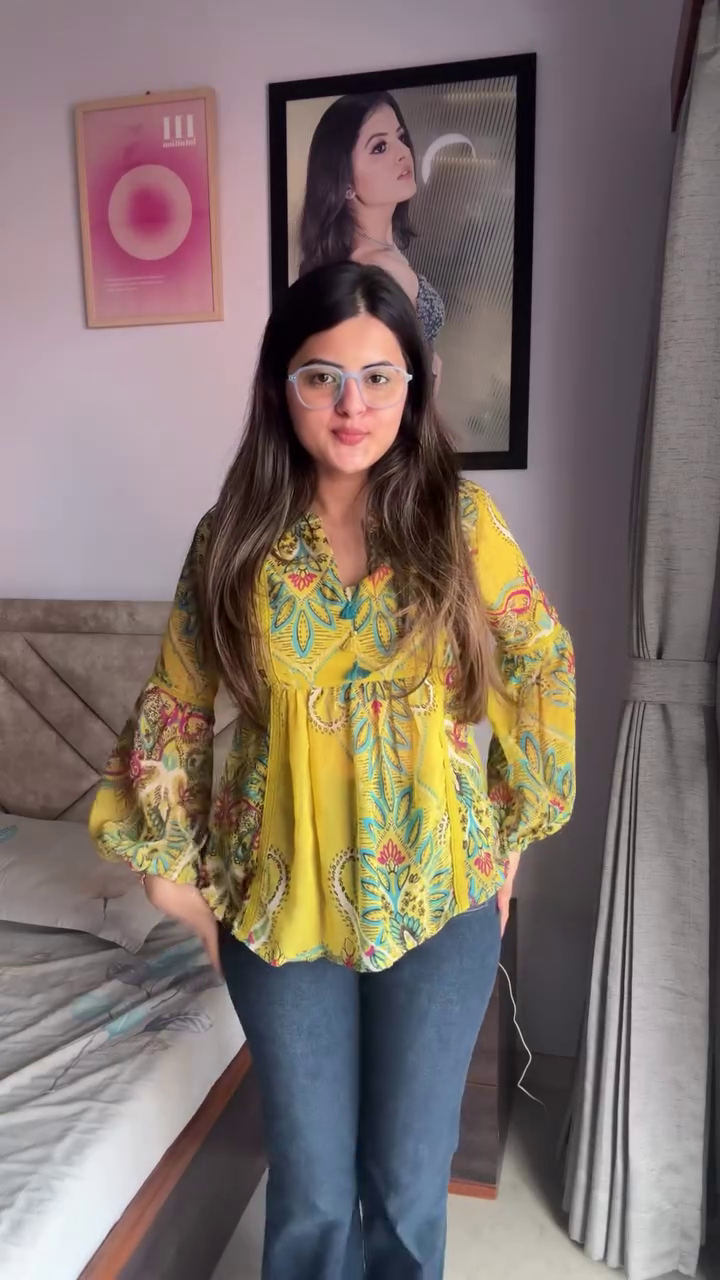 Sunburst Paisley Flare Top