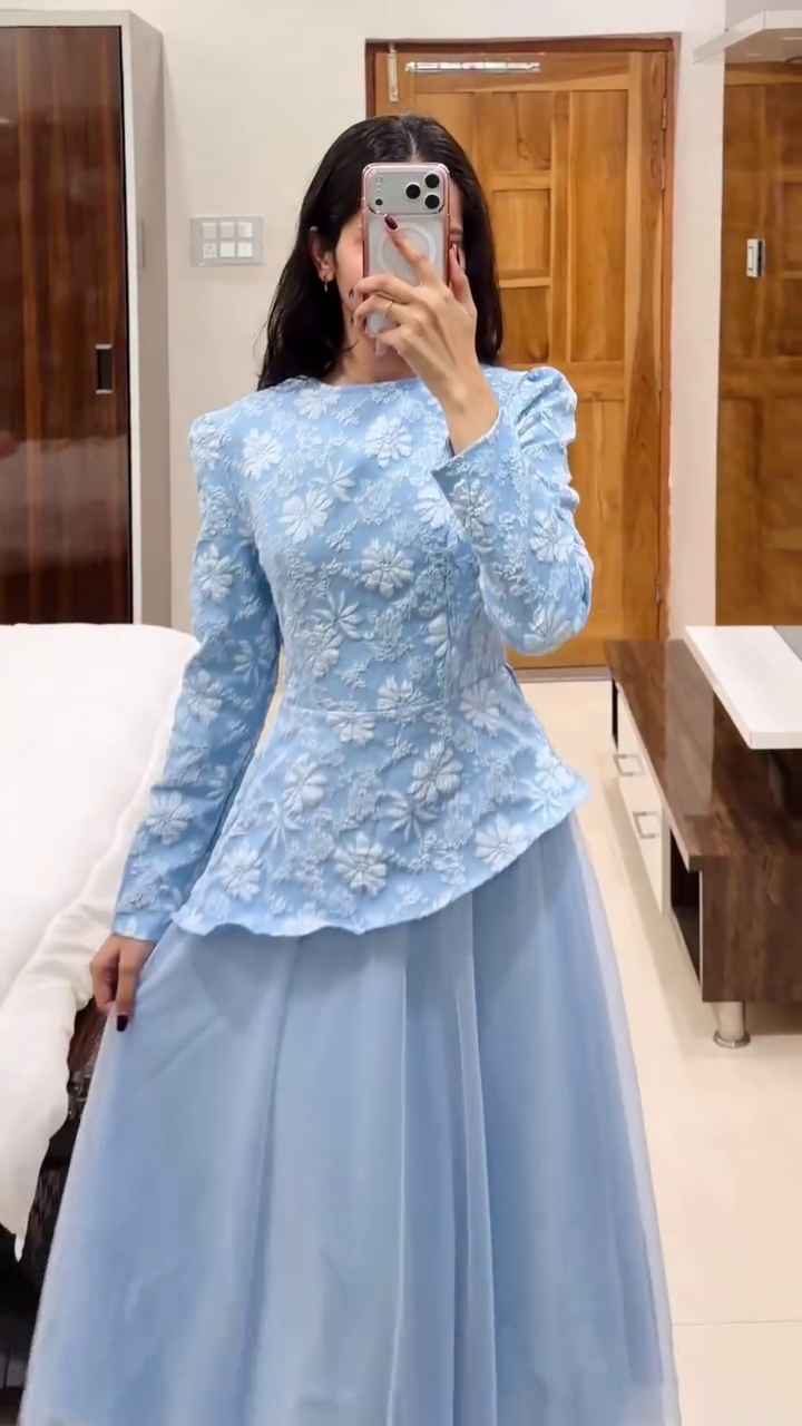 Midnight Rose Sheer Tiered Dress