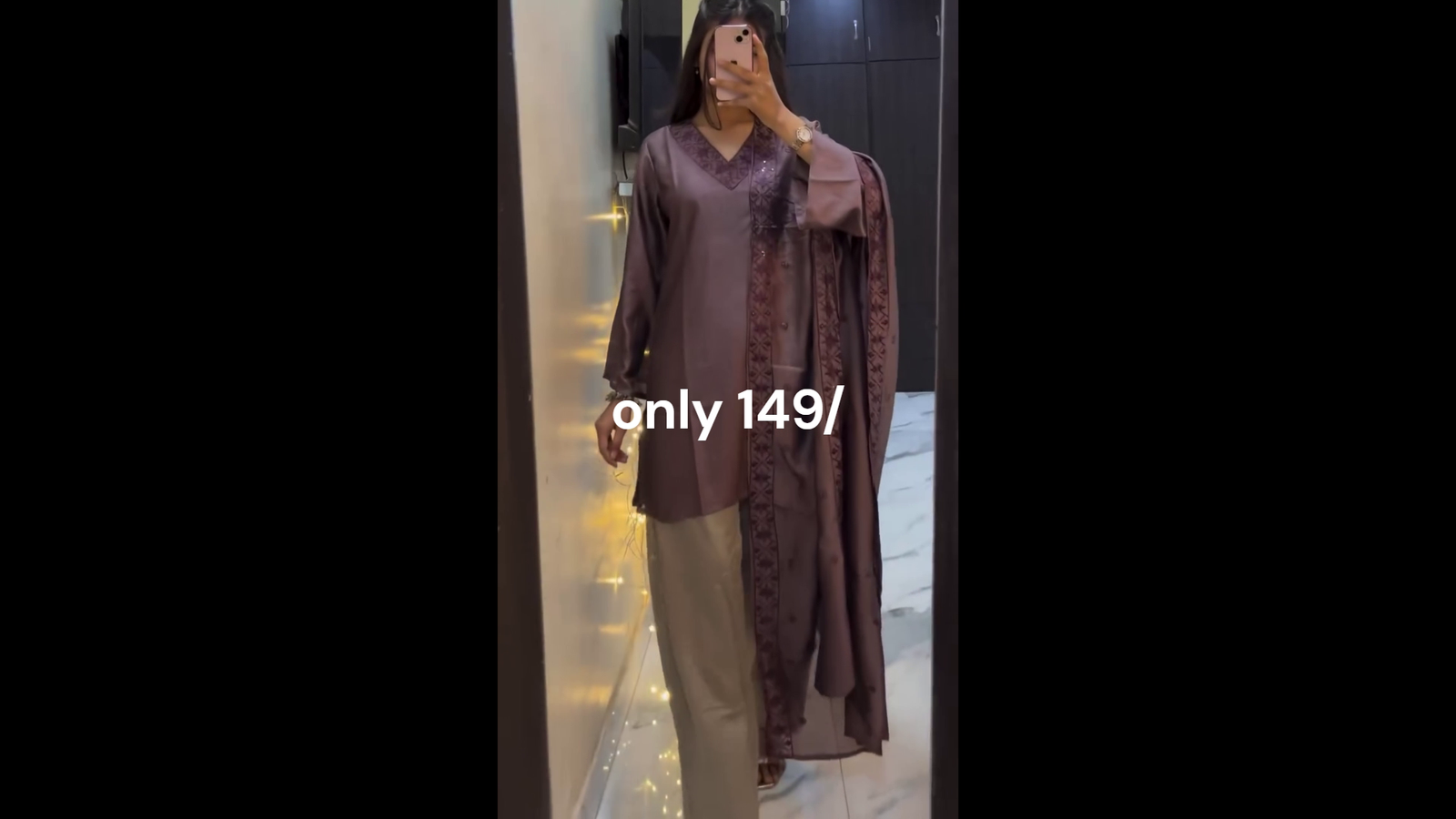 Floral Printed Kurti with Matching Palazzo Set