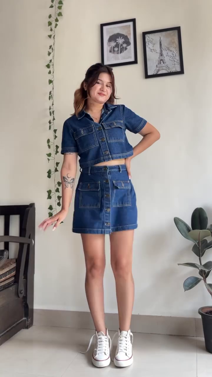 Fresh Mint Green Striped Shirt & Shorts Co-Ord Set