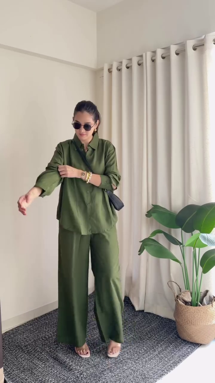 Royal Olive Green Embroidered Ethnic Suit Set