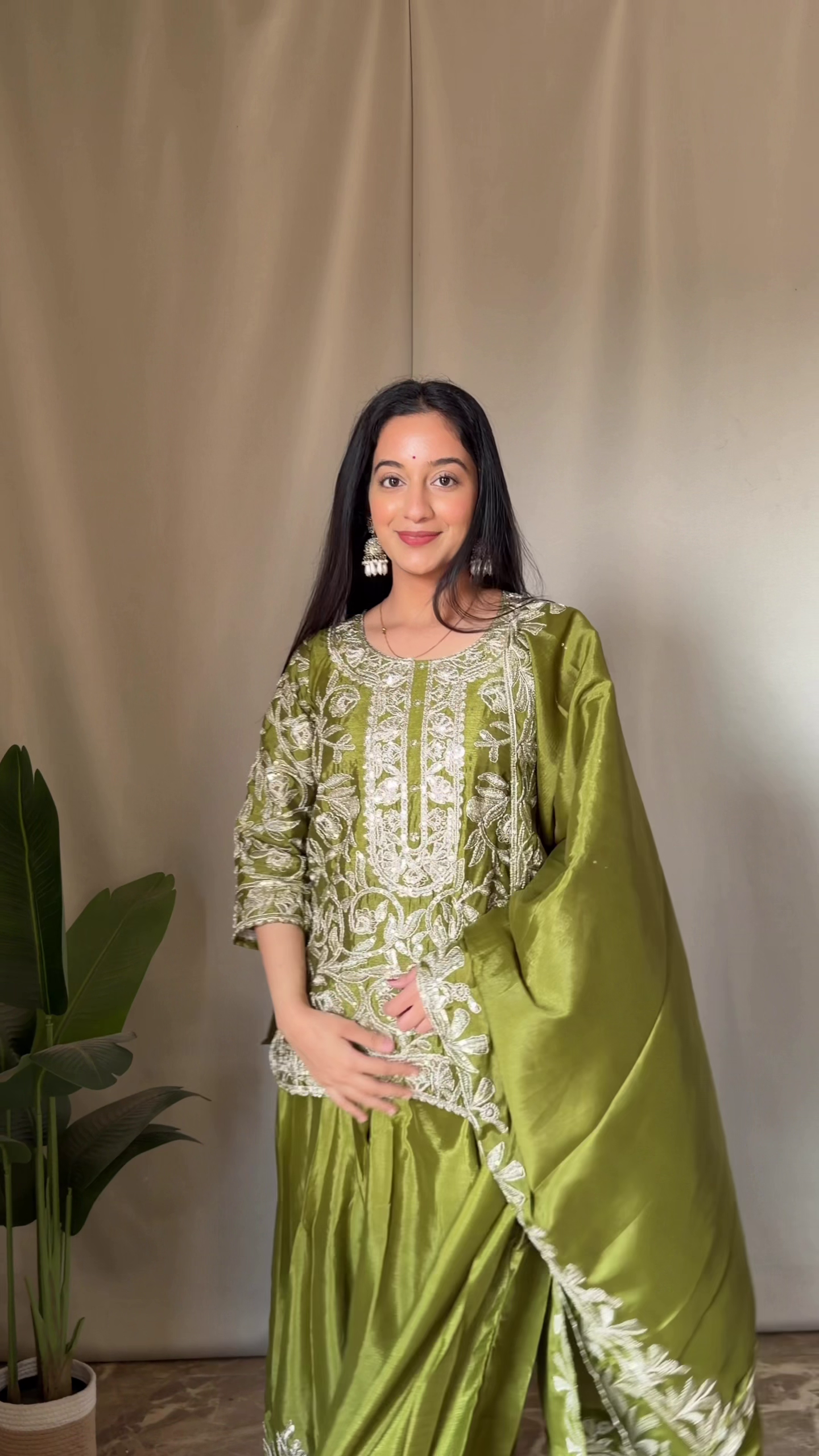 Playful Red Elephant Print Casual Top