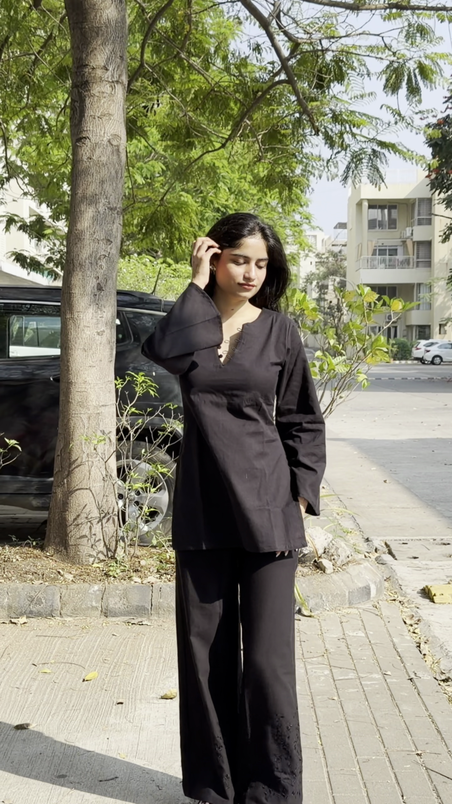 Classic Black Casual Co-Ord Set