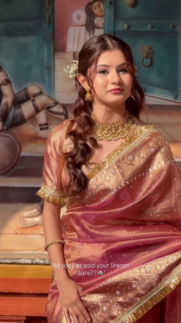 Copper Silk Traditional Saree