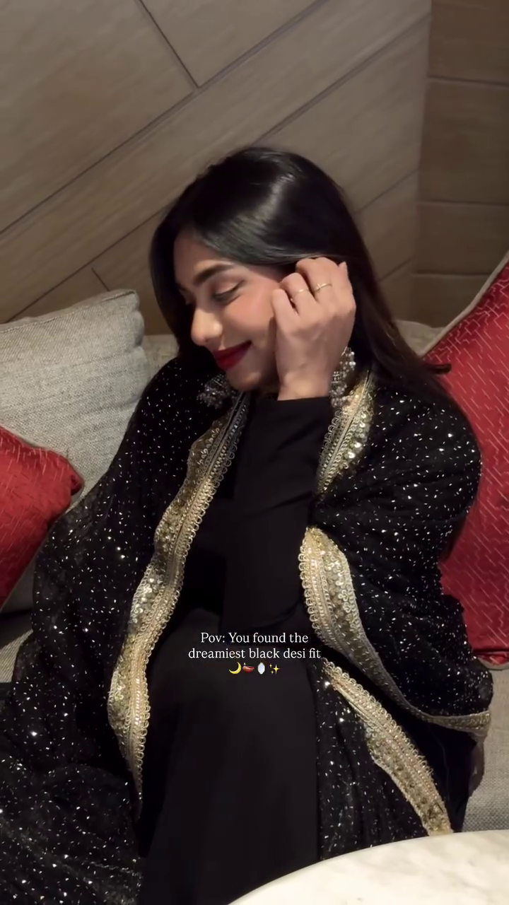 Dreamy Black Designer Ethnic Suit Set