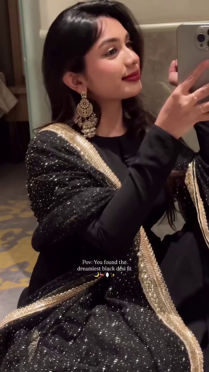 Dreamy Black Designer Ethnic Suit Set