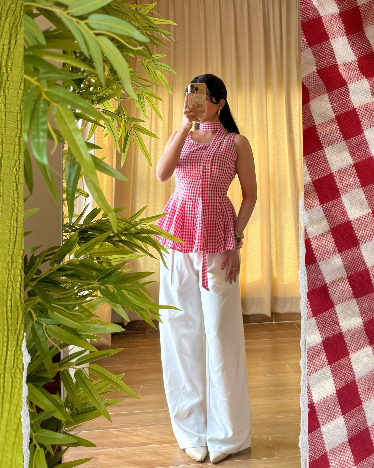 Chic Red Embroidered Kurti