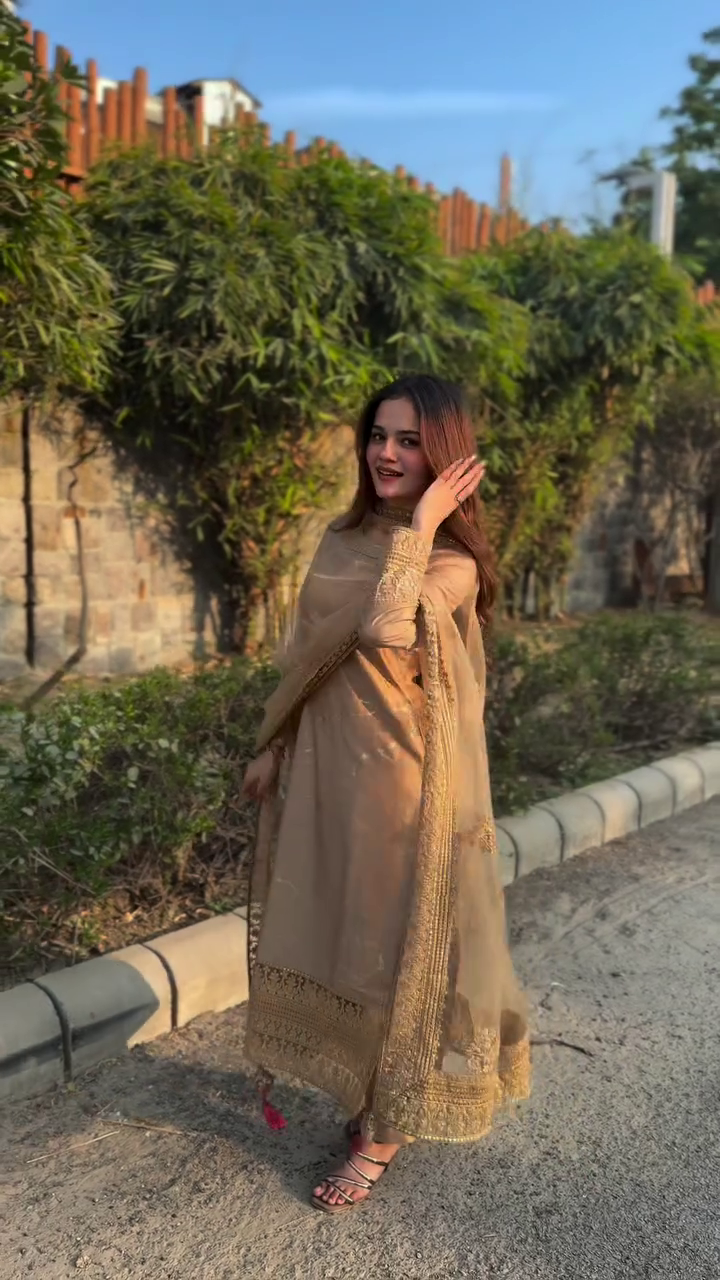 Beige Elegant Suit Set