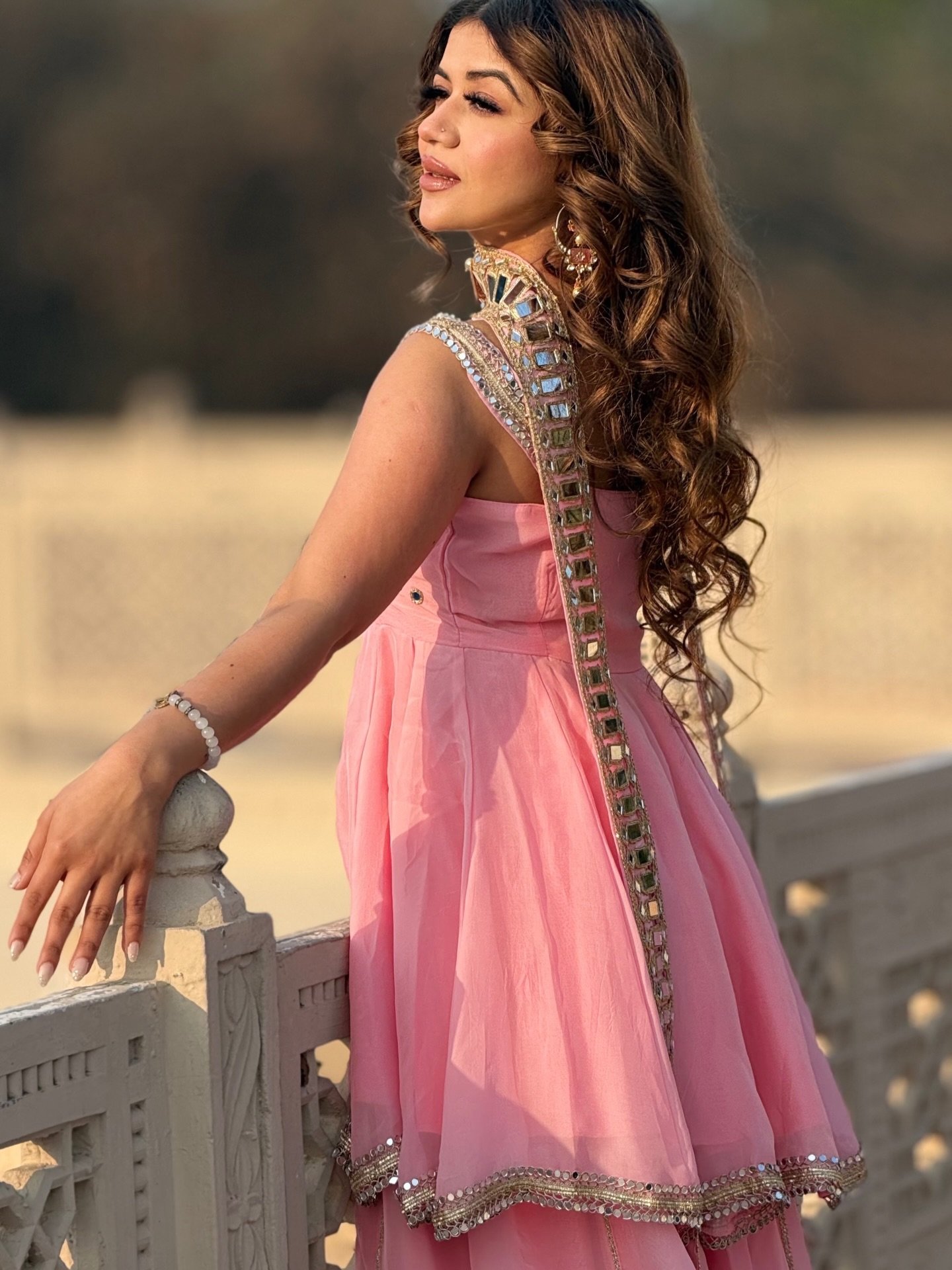 Pink Party Wear Dress