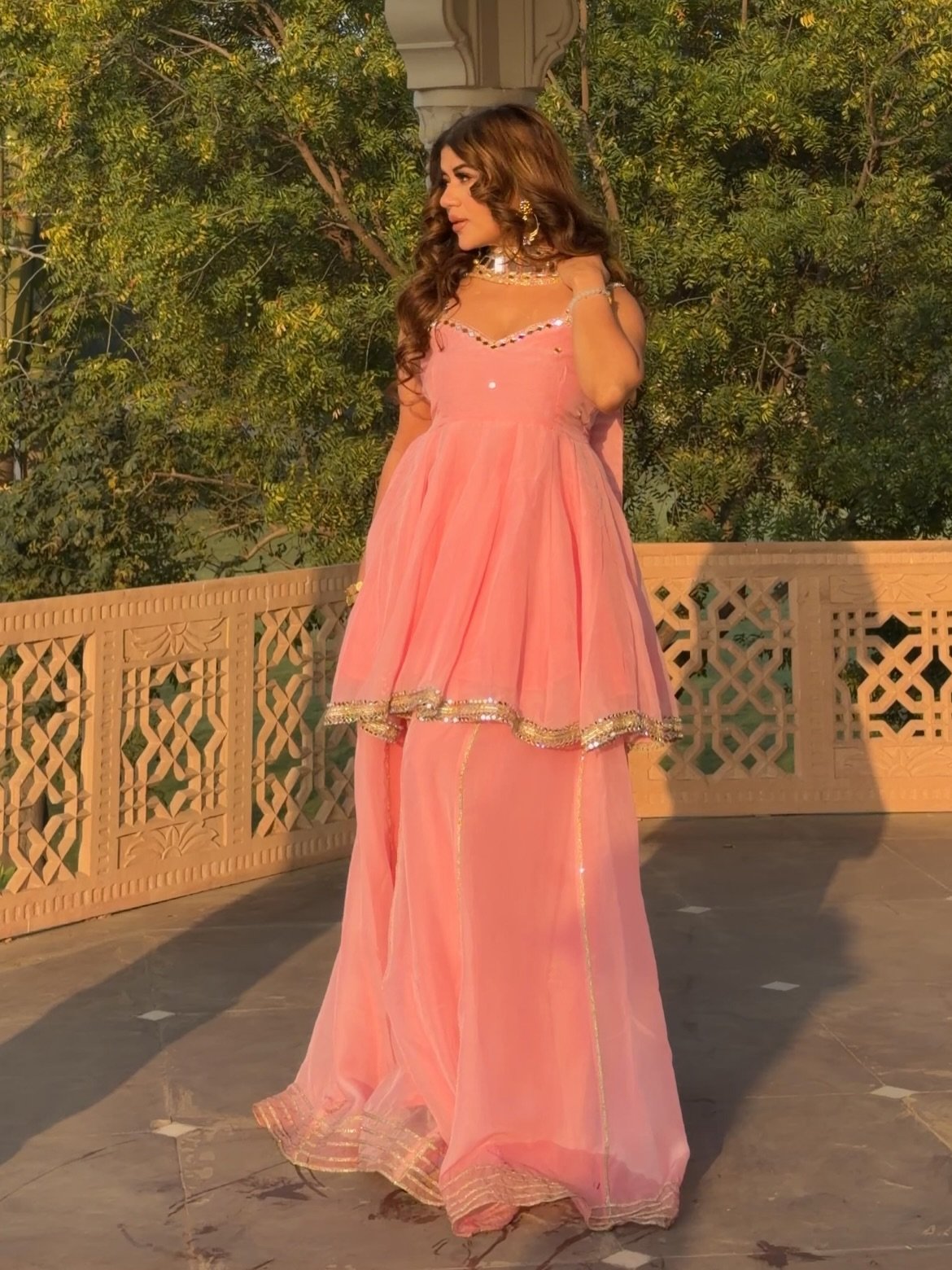 Pink Party Wear Dress