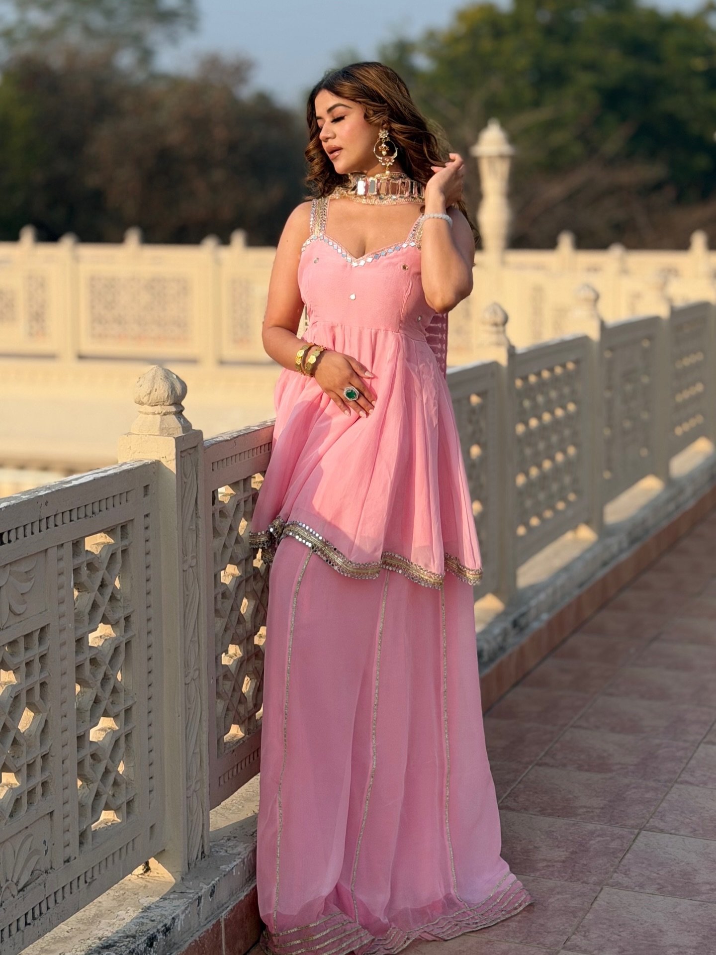 Pink Party Wear Dress