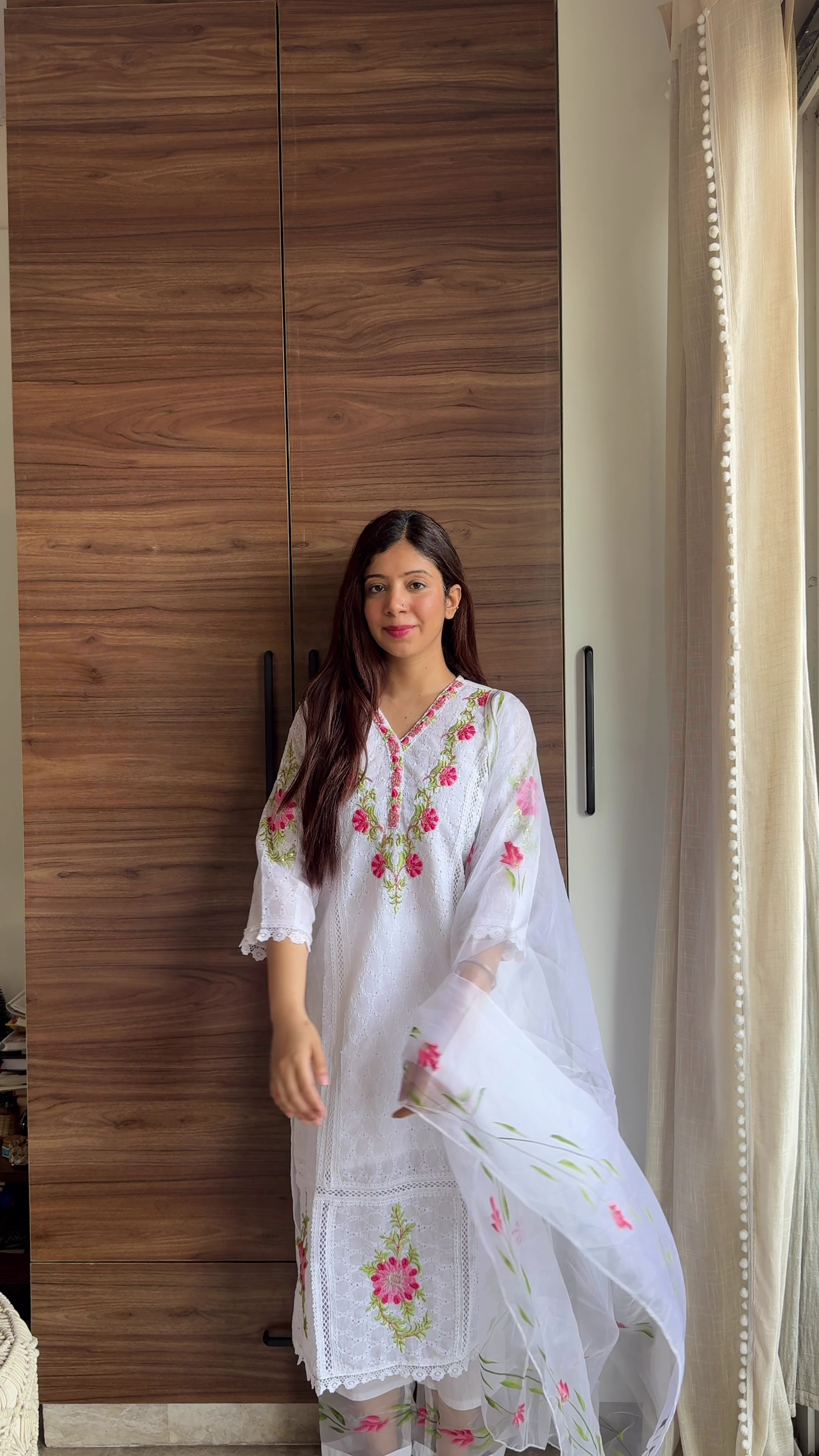 Purple Embroidered Suit