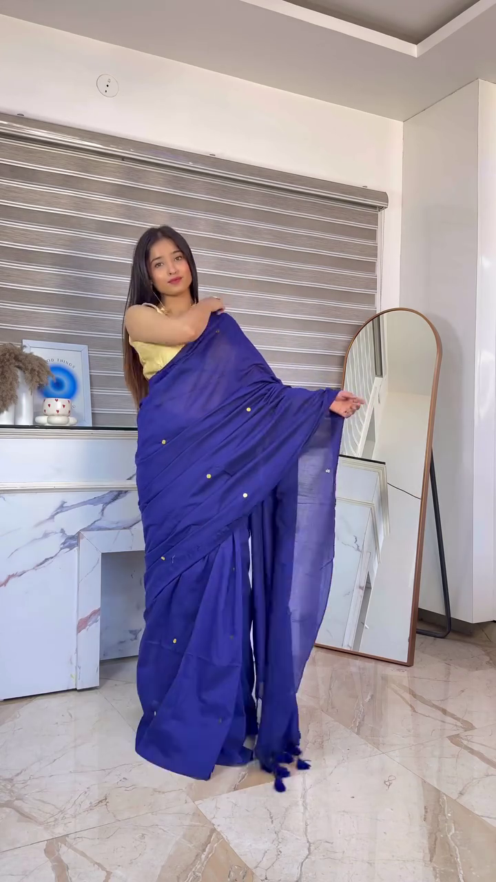 Royal Blue Saree