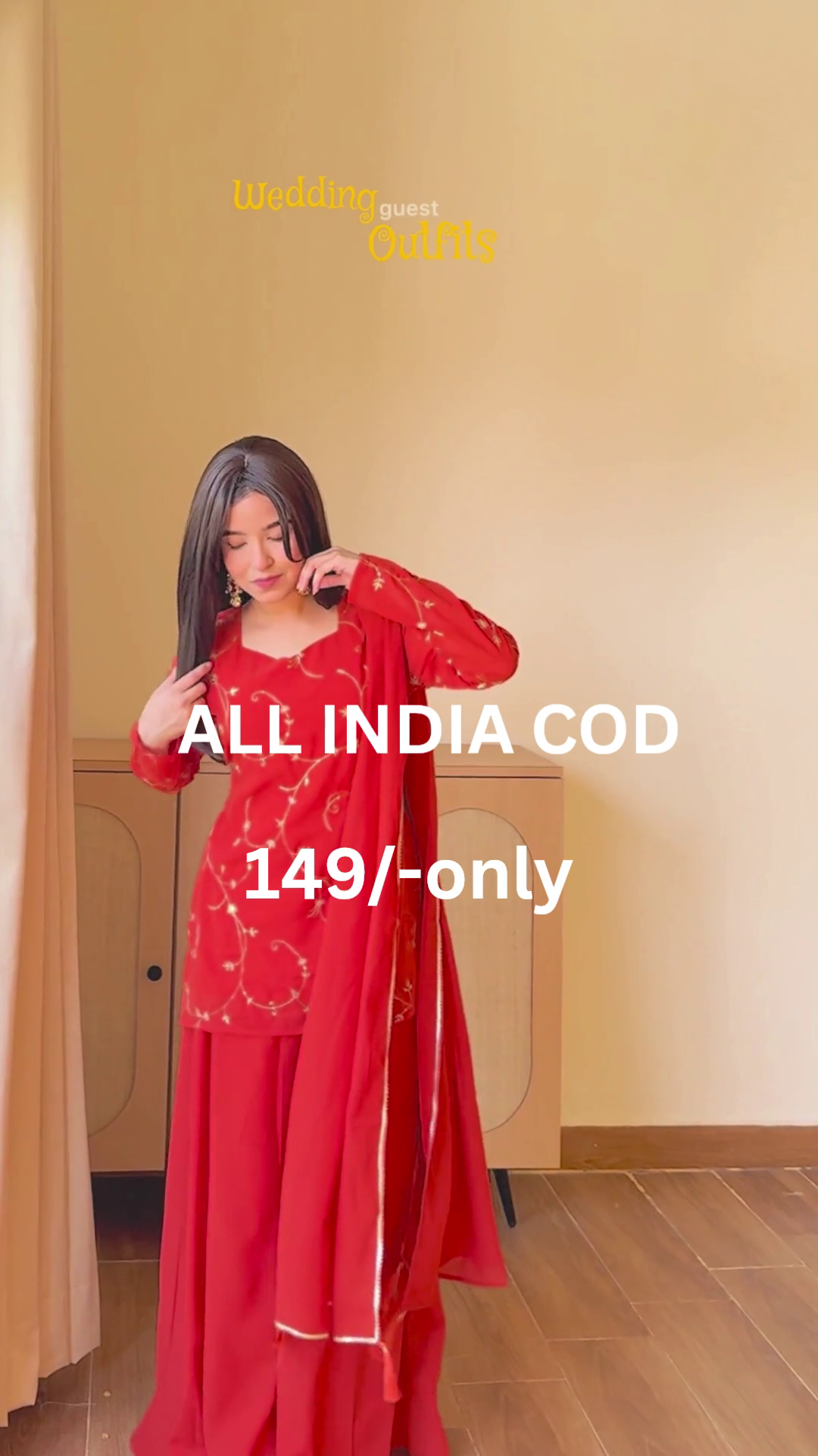 Red Wedding Special Suit Set