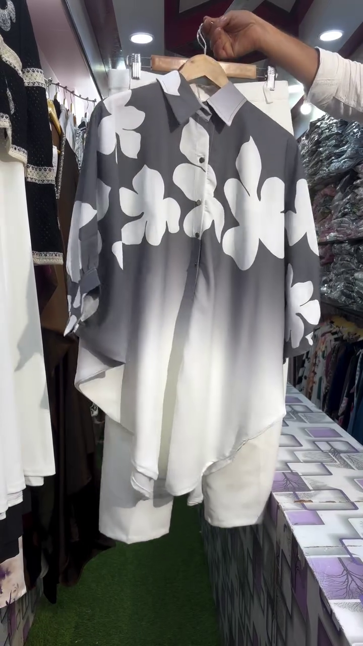 Earth-Tone Abstract Printed Shirt