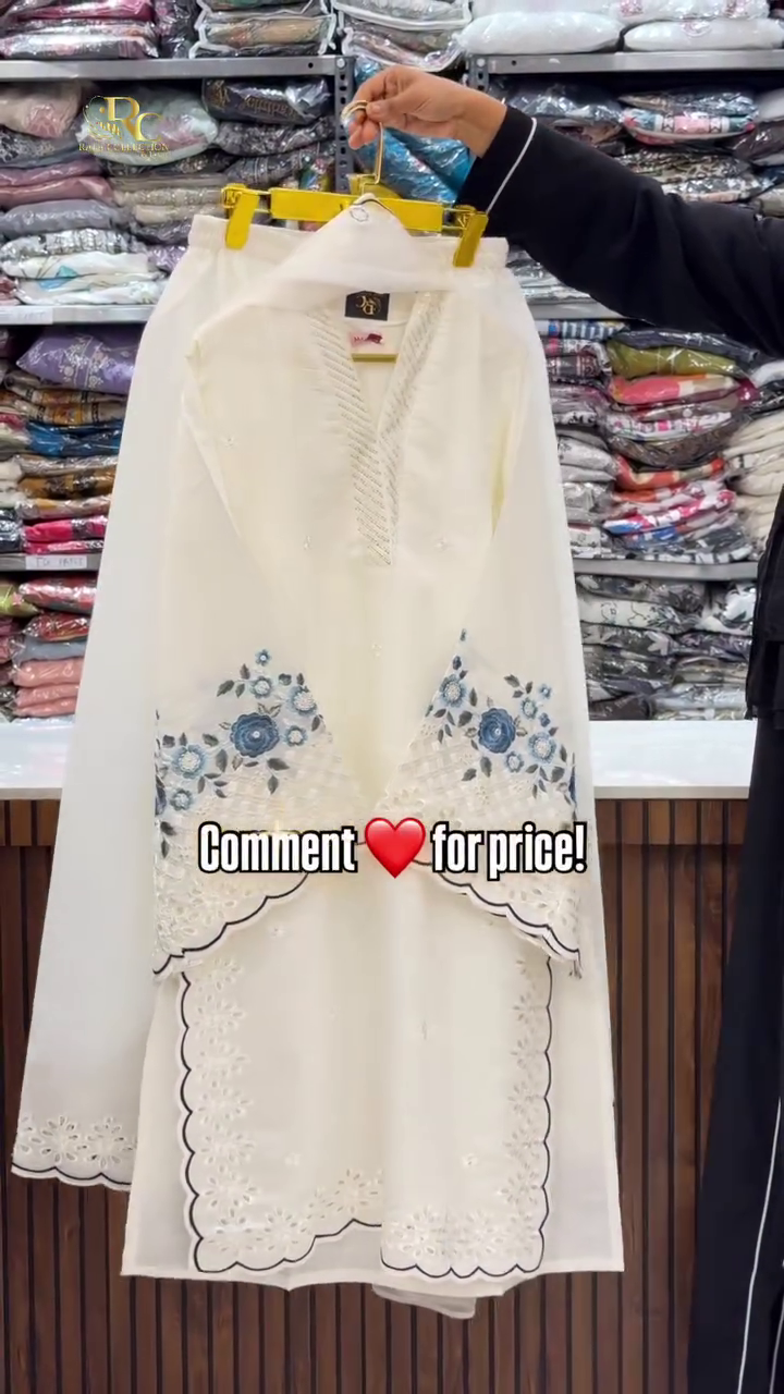 Navy Blue Embroidered Anarkali Dress